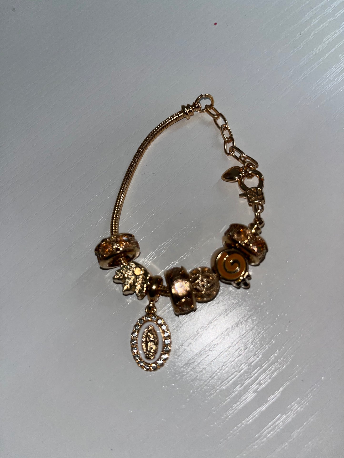 Gold Charm Bracelet