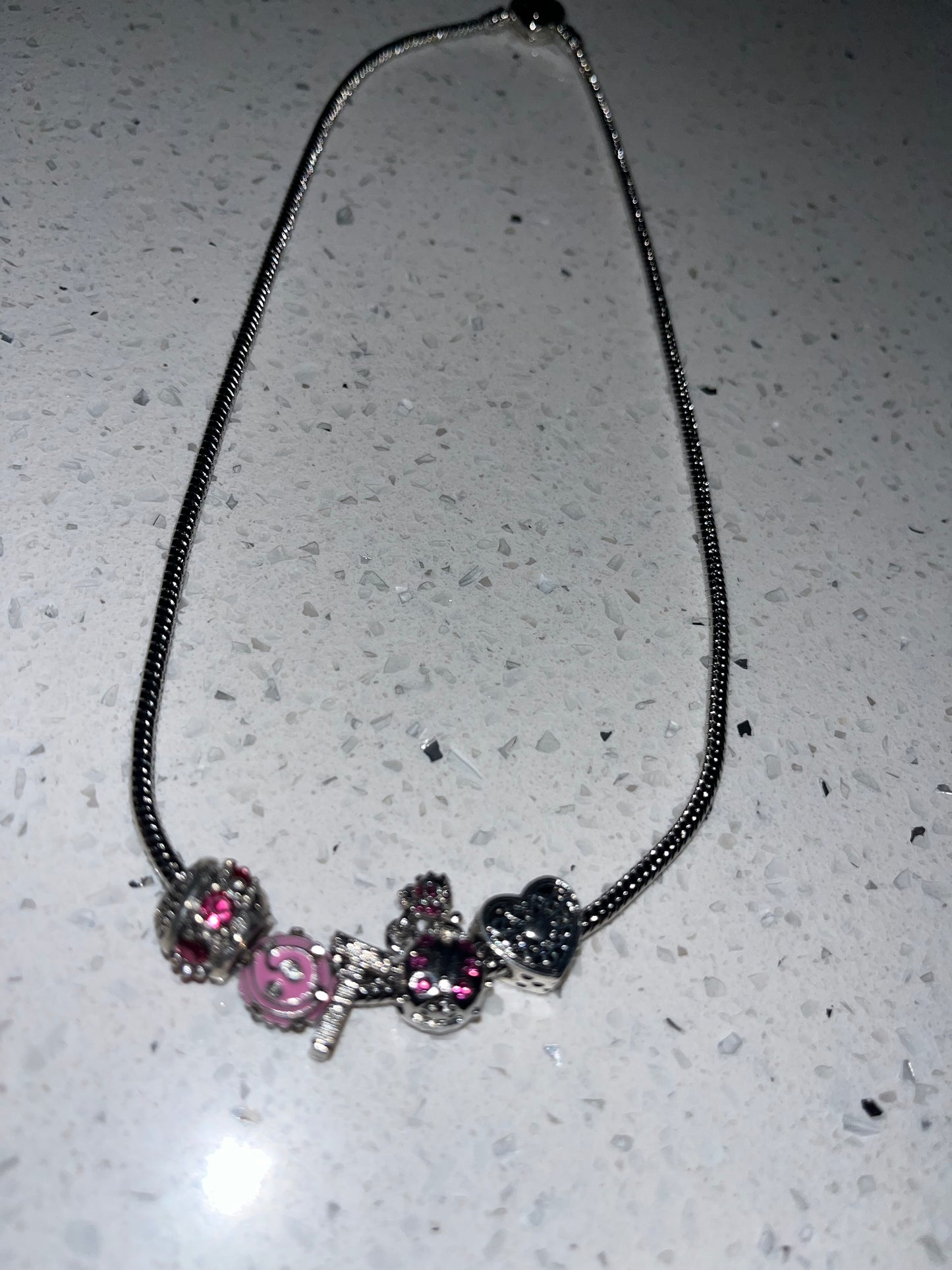 " T "Charm Necklace