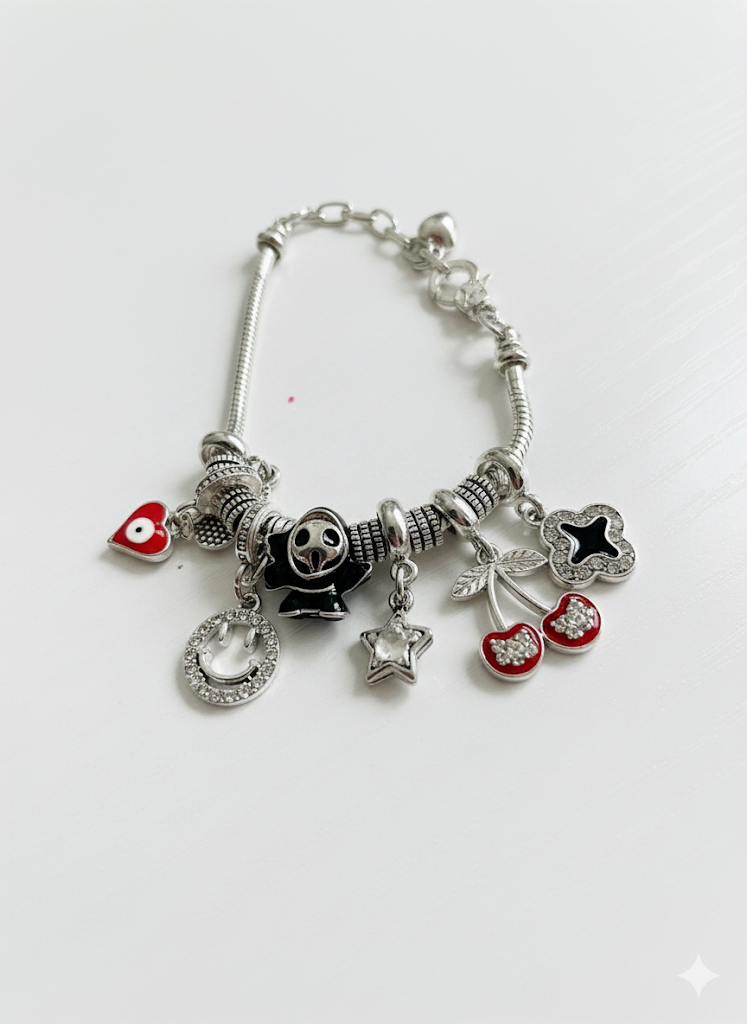Ghostface Charm Bracelet
