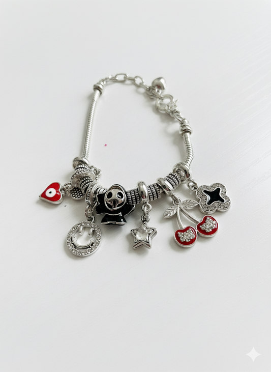 Ghostface Charm Bracelet