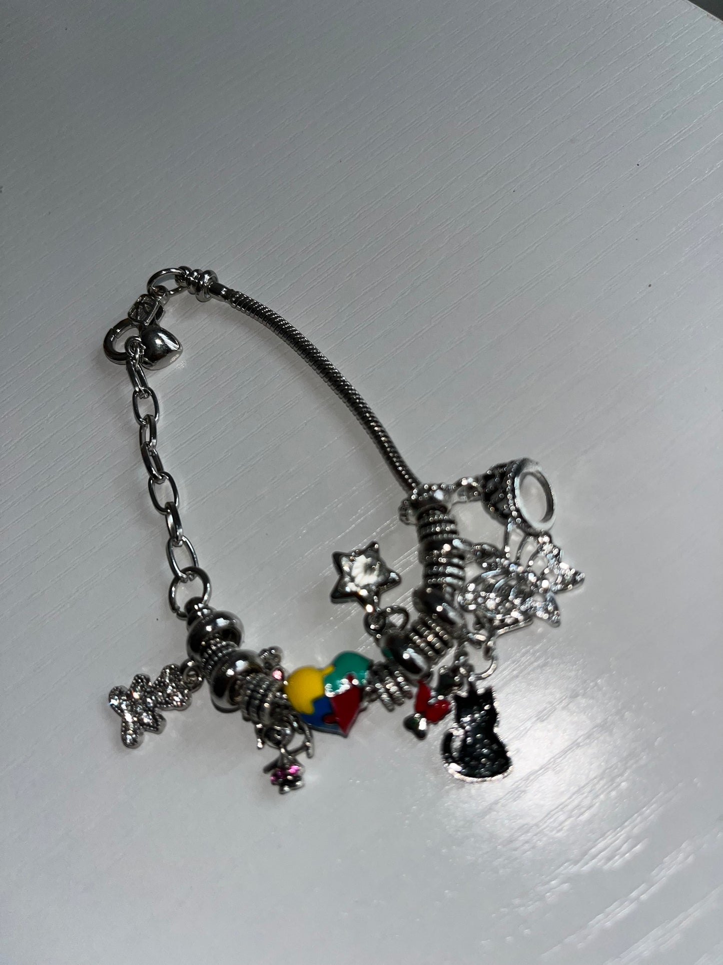 Autism Mom Charm Bracelet